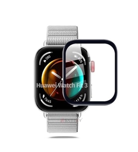 Sneezy Huawei Watch Fit 3 Ekran Koruyucu - Polymer Temperli Nano 0.5 mm Watch Ekran Koruyucu