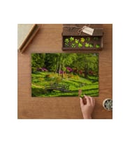 Parktaki Çiçekler - Doğa Tasarımı 240 parça Ahşap Puzzle Ahşap Kutuda MP05057