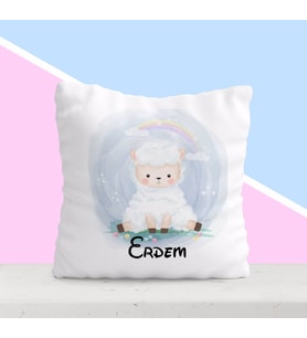 BK Gift Kişiye Özel İsimli Çocuk Beyaz Yastık-13