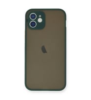İphone 12 Mini Kılıf Montreal Kapak - Yeşil