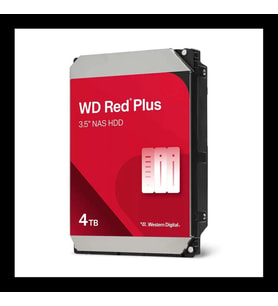 Wd Red Plus, Wd40efzz, 3.5", 4tb, 128mb, 5400 Rpm, 7/24 Güvenlik-nas-server, Hdd