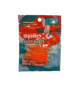 Spiinx Baby Fish Silikon 4.5cm Lrf Silikon Yem Glow Orange Gum
