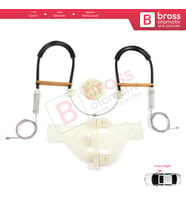 Citroen C4 MK1 LC LR 2004-2014 4/5 Kapı 9222V0 İçin Elektrikli Ön Sağ Cam Kriko Tamir Seti