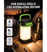 Taşınabilir Şarjlı LED Lamba – Dokunmatik Kontrol, Üç Kademeli Işık ve Uzun Ömürlü Pil Performansı