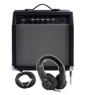 Midex RPA-25BK-HD Bas Gitar Amfisi 25 Watt (Kulaklık ve Jak Kablosu Dahil)