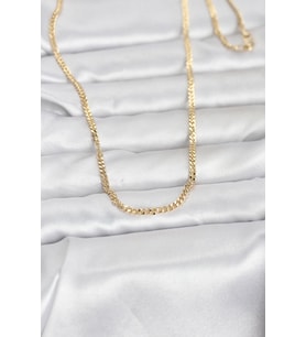 CM 14K Gold Renk 60 cm Zincir Kadın Kolye 5886 - SSSSSS9829-5307