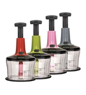 5 Bıçaklı Basmalı El Rondosu 2.5 Lt (Beyaz-Kırmızı-Bej-Siyah-Gri)
