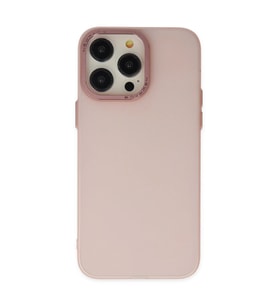 iPhone 14 Pro Kılıf Modos Metal Kapak - Pembe