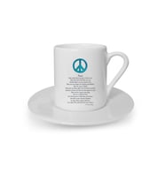 Türk Kahvesi Fincanı Peace Barış