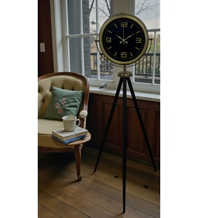 Zamanın Asaleti Eskitme Tripod Ayaklı Saat (Standart)