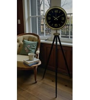 Zamanın Asaleti Eskitme Tripod Ayaklı Saat (Standart)