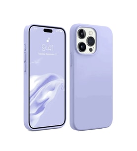 Iphone 15 Kılıf First Silikon - Lila