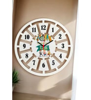 English Teacher Duvar Saati 40cm 009 (Beyaz)