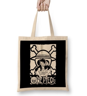 Straw Hat Peace One Piece Bez Çanta Uzun Saplı