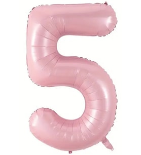 Beysüs Pembe 5 Rakam Folyo Balon 80 cm