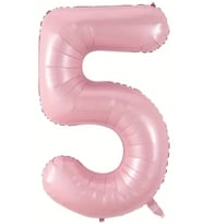 Beysüs Pembe 5 Rakam Folyo Balon 80 cm