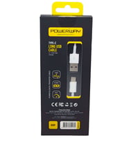 Powerway BX09 USB-C / Type-C 2.0 Amper 2 Metre Şarj ve Data Kablosu