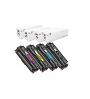 PlusPrint Hp W1Y44A Yazıcı Uyumlu Chipsiz Muadil Toner 415A 2400 Syf 4renk (Siyah)