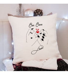 Kız Kardeş ( Can Cana ) Tasarımlı Yastık