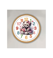 bilge Tasarım ÇOCUK ODASI Duvar Saati 30 x 30 CM (Karışık)