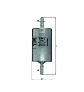 MAHLE KL842 Yakit Filtresi 2303062010 A6394770001