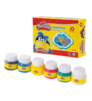 Play-Doh Parmak Boyası 6 Renk x 30 ml. 