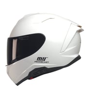 Motosiklet Kaskı Full Face Double Güneş Vizörlü ECE 22.06R Motor Kask White
