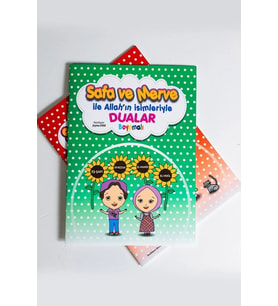 Safa Ve Merve Ile Allah'ın Isimleri Ile Dualar (boyamalı)