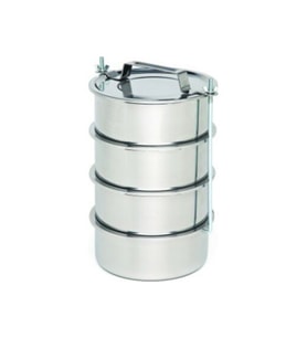 SADA GÜNEŞ ÇELİK NO-14CM 4LÜ METAL SEFER TASI