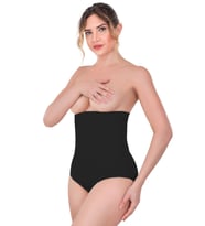 SİYAH MI Emay 2080 Yüksek Bel Çıtçıtlı Slip Korse