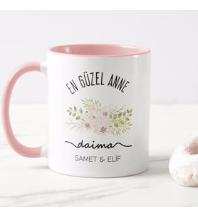 Anneler Günü Hediyesi Kupa (Pembe)