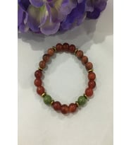 8 MM YEŞİM, AKİK, YILDIZ TAŞI, HEMATİT DOĞALTAŞ BİLEKLİK