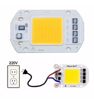 220V 50W Power Led Gün Işığı Warm White Projektör Cob Led Driver