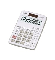 CASIO MX-12B-WE 12 HANE MASAÜSTÜ BEYAZ HESAP MAKİNESİ