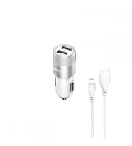 Acl 2.1A 2xUSB 10Watt 1mt Lightning Kablo (Beyaz)