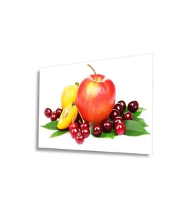 Miyrem Glasses Collection -A1^#  Meyveler Cam Tablo (Çok Renkli)
