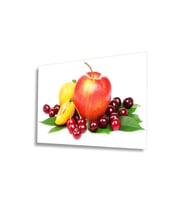 Miyrem Glasses Collection -A1^#  Meyveler Cam Tablo (Çok Renkli)