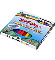 Nova Color TriMax Üçgen Crayon Mum Boya 12 Renk 