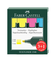 FABER-CASTELL FOSFORLU KALEM SETİ 4 RENK (154804)