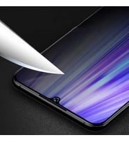 Xiaomi Redmi Note 8 New 5D Privacy Hayalet Cam Ekran Koruyucu Siyah