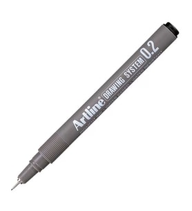 Artline 232 Çizim Kalemi Drawing System 0.2 mm Siyah