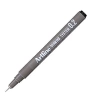 Artline 232 Çizim Kalemi Drawing System 0.2 mm Siyah
