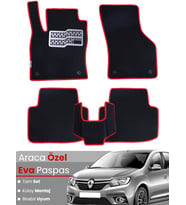 Renault Symbol 3 (2013-2020) Uyumlu EVA Paspas Tam Set–Araca Özel,Su Geçirmez,Hızlı ve Kolay Montaj