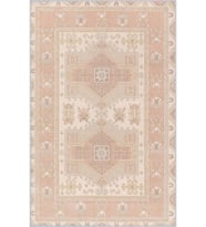 Eliana Home Baskılı, Yıkanabilir Kaymaz Taban Salon Halısı LNA1142 100x150 cm (Bej)