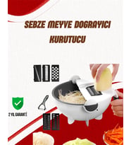 Süzgeçli Çok Fonksiyonlu Döner Rende Doğrayıcı