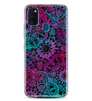 Samsung M21 M22 M23 M30 M31S M32 Kılıf Desenli Silikon Colurful Mandala 1667