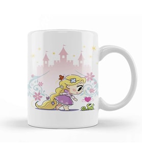 Princesas cute   Rapunzel Kupa Bardak Porselen