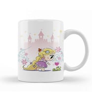 Princesas cute   Rapunzel Kupa Bardak Porselen