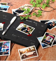 Sevgiliye Hediye Anı Defteri ( Kendin Tasarla Yaz Yapıştır ) 24 Adet 6x9 Fotoğraf + Beyaz Kalem ve Renkli Bant Hediyeli
