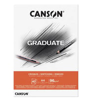 CANSON A4 GRADUATE SKETCHING ÇİZİM DEFTERİ 96 GR. 40 YP.